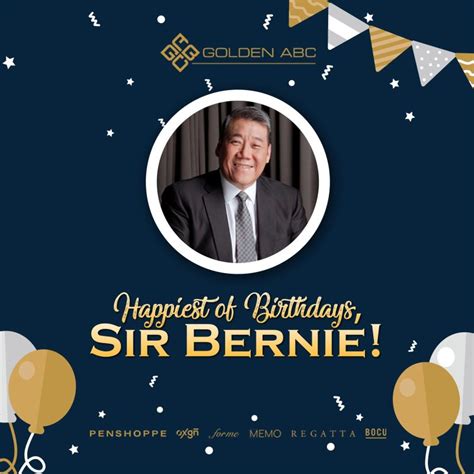 GOLDEN ABC wishes our Chairman and CEO Mr. Bernie Liu a .